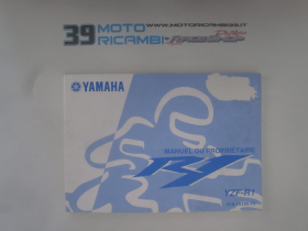 YAMAHA R1 07 08 LIBRETTO USO E MANUTENZIONE IN FRANCESE