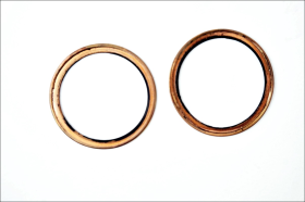 Kawasaki Ninja 500 25 26 guarnizioni collettori di scarico originali