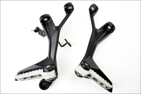 Kawasaki Ninja 500 25 26 pedane pedalini passeggero originali