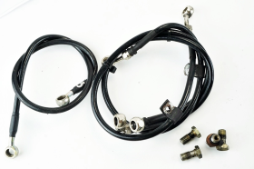 SUZUKI GSX-R750 08 10 Front and rear brake lines with Grundig aeronautical braided pins