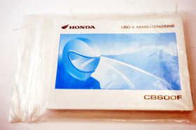 Honda Hornet 600 2005 2006 libretto uso e manutenzione originale
