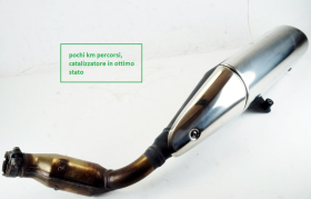 Honda Hornet 600 2005 2006 marmitta terminale di scarico con paracalore e catalizzatore originale HM MBZ E2 E13