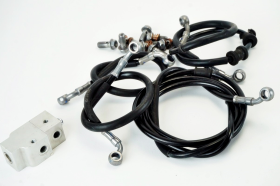 Sym Jet 14 125 CBS LC EVO 2024 2026 tubi freno anteriore e posteriore con perni e ripartitore originali
