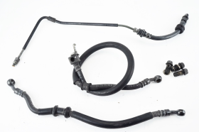HONDA NX 650 DOMINATOR 1991 1995 tubi freno anteriori e posteriore con perni originali RD02E